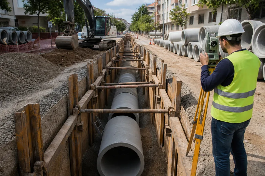 Temsili altyapı boru hattı uygulaması