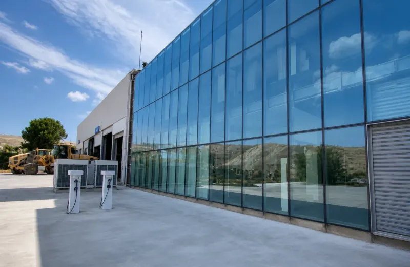 Volvo Showroom Dış Cephe Uygulaması